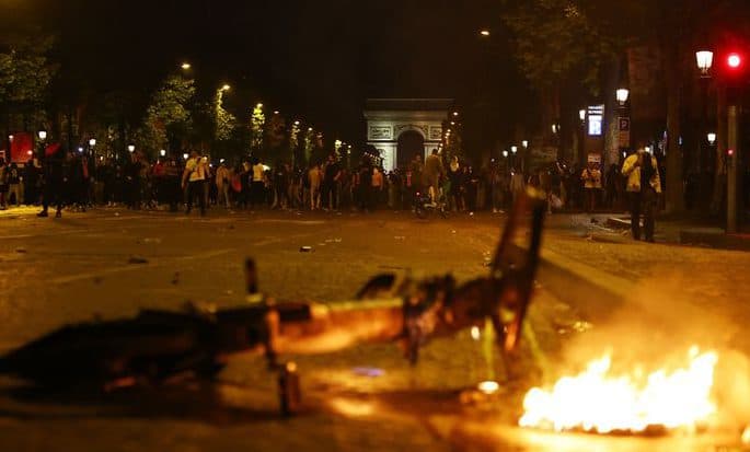 Paris Erupts in Riots as Champions League Final Between PSG and Arsenal Kicks Off in Budapest
